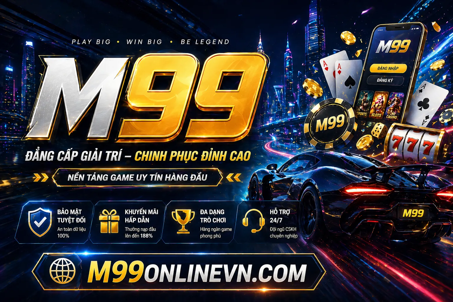 Sân vận động bóng đá với biểu ngữ Huvip